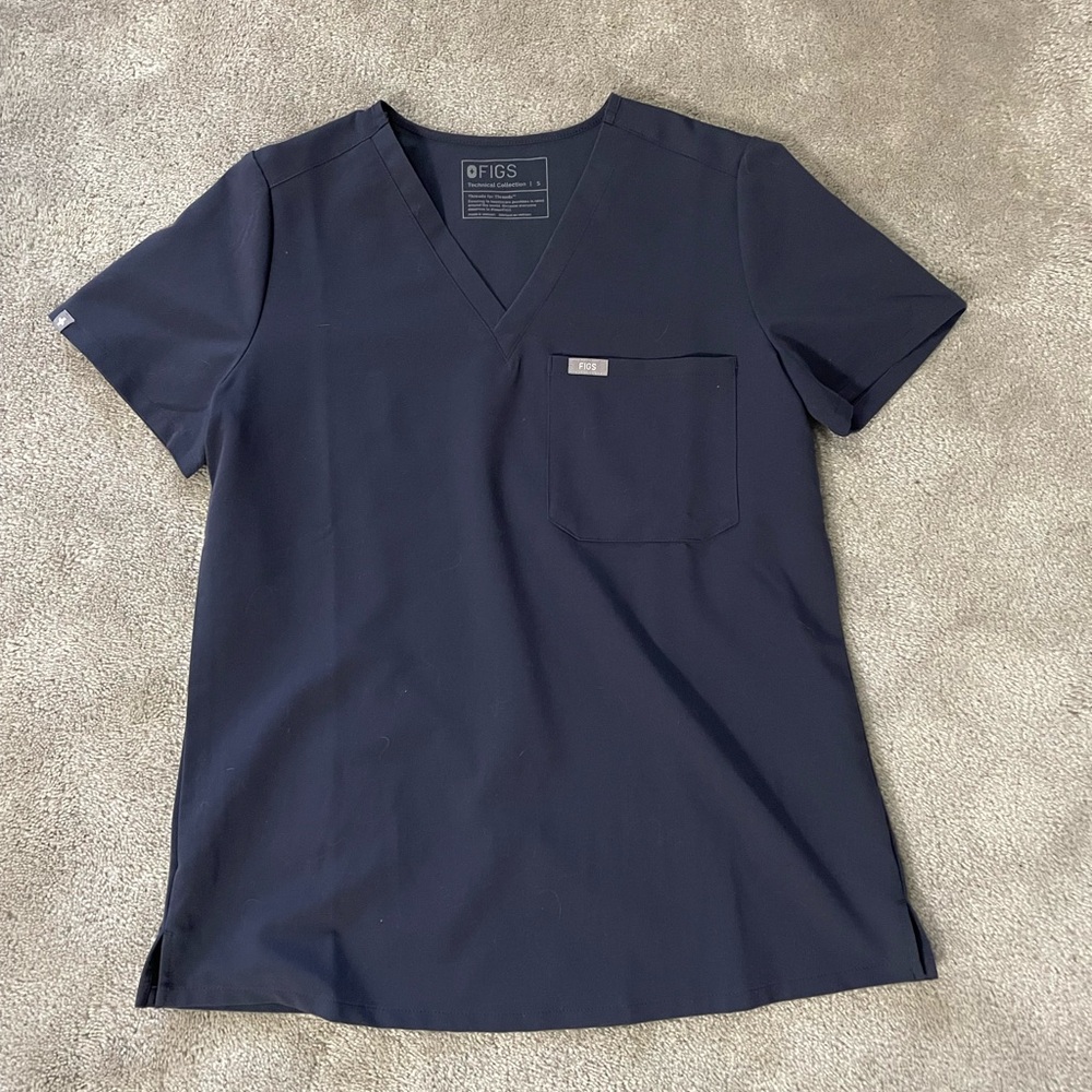 FIGS Quiet Navy Scrub Set